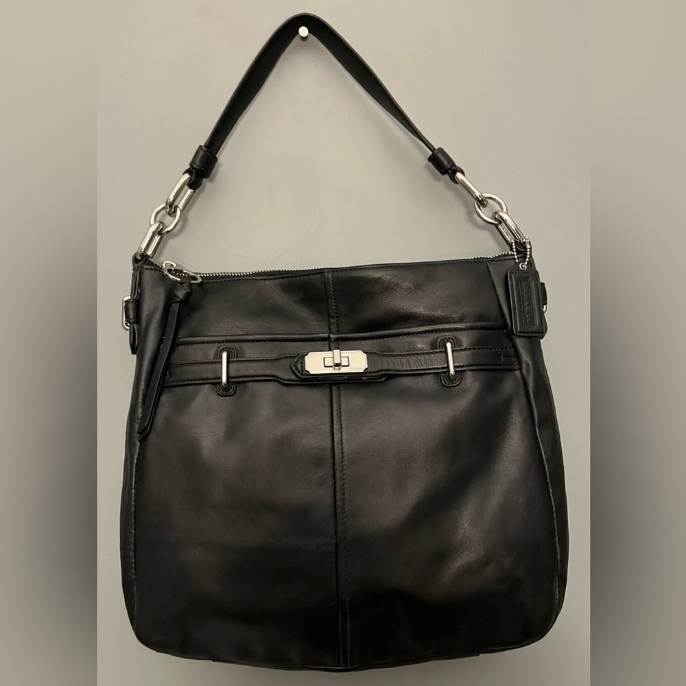 Coach Chelsea Ashlyn Hobo Black Leather Shoulder or Handbag